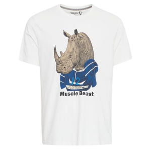 Køb Blend Herre T-shirt - White Rhino - S online billigt tilbud rabat tøj