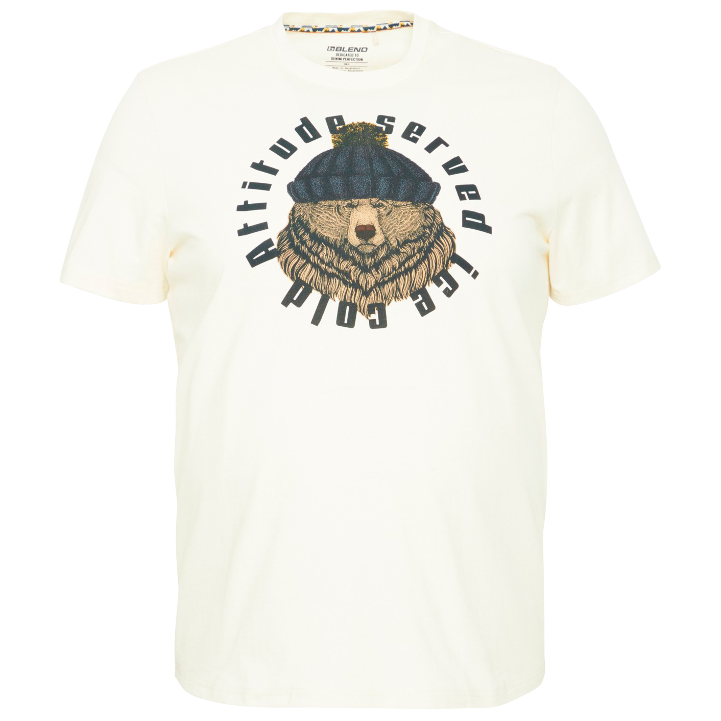 Køb Blend Herre T-shirt - White bear - 2XL online billigt tilbud rabat tøj