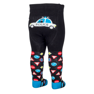 Køb Børne Strømpebukser - Politibil - 56/62 online billigt tilbud rabat tøj