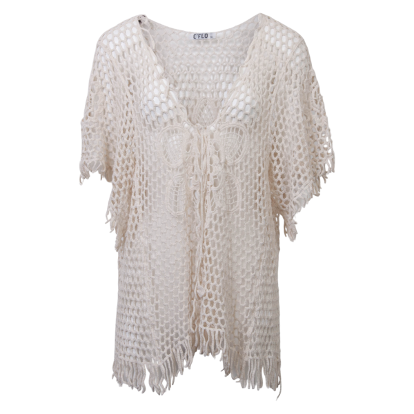 Køb CÂ´FLO Dame Kortærmet bluse - Beige - Onesize online billigt tilbud rabat tøj