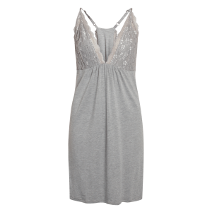 Køb CCDK Frida Dame Natkjole - Grey Melange - XL online billigt tilbud rabat tøj