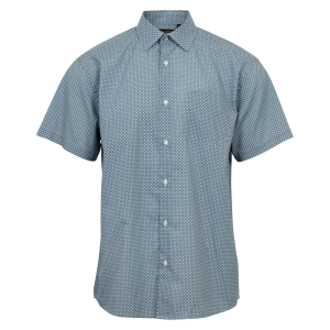 Køb Carnét Ash Herre Kortærmet skjorte - Lt Blue - 5XL online billigt tilbud rabat tøj