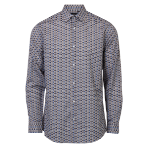 Køb Carnét Ash Herre Skjorte - Sand AOP - M online billigt tilbud rabat tøj