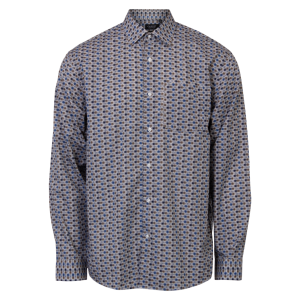 Køb Carnét Ash Herre Skjorte - Sand AOP - 4XL online billigt tilbud rabat tøj