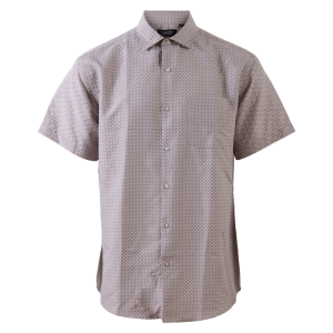 Køb Carnét Bernhard Herre Kortærmet skjorte - Feather Grey - M online billigt tilbud rabat tøj