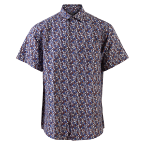 Køb Carnét Bernhard Herre Kortærmet skjorte - Maritime Blue - 3XL online billigt tilbud rabat tøj