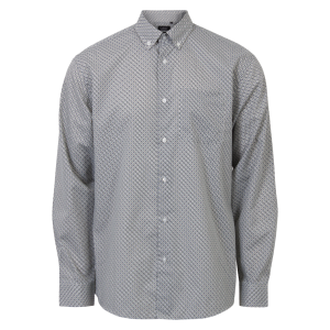 Køb Carnét Herre Skjorte - Grey AOP - 4XL online billigt tilbud rabat tøj