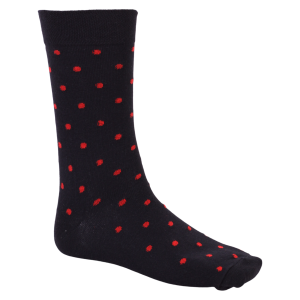 Køb Carnét Herre Strømper - Sort - Rød Print/40/43 online billigt tilbud rabat tøj