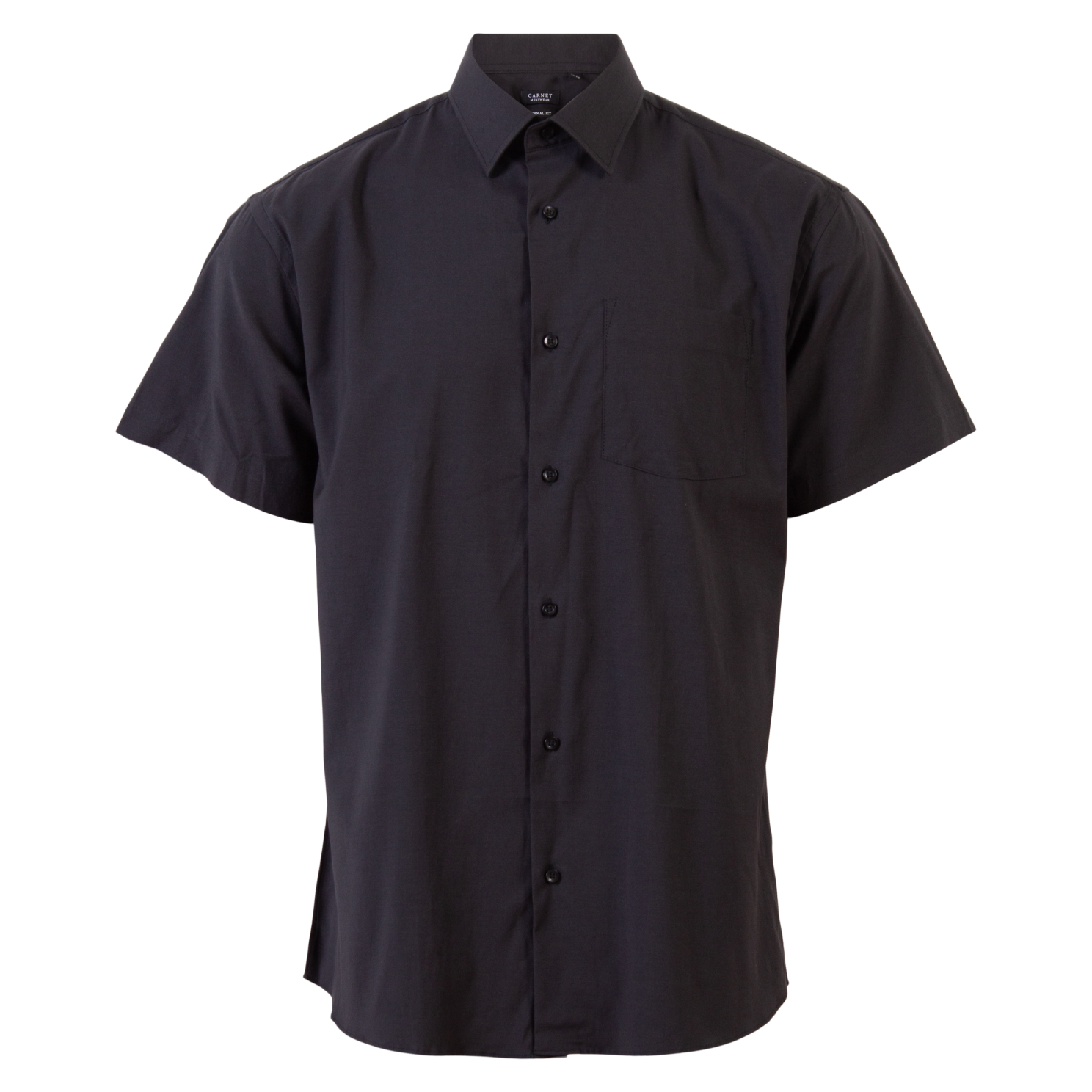 Køb Carnét Jeremy Herre Kortærmet skjorte - Black - M online billigt tilbud rabat tøj