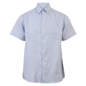 Køb Carnét Oak Herre Kortærmet skjorte - Medium Blue Structure - 3XL online billigt tilbud rabat tøj