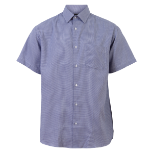 Køb Carnét Oak Herre Kortærmet skjorte - Navy Check - M online billigt tilbud rabat tøj