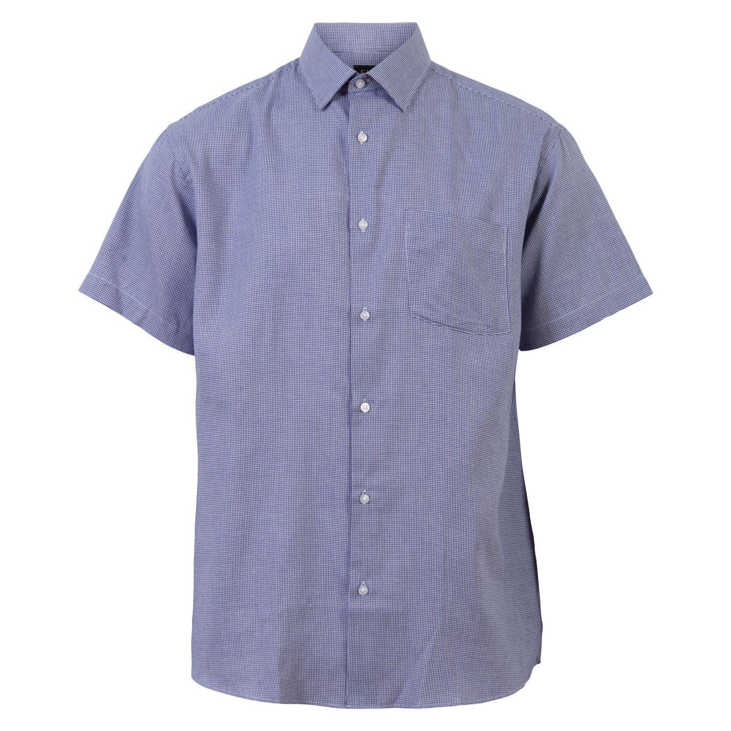 Køb Carnét Oak Herre Kortærmet skjorte - Navy Check - M online billigt tilbud rabat tøj