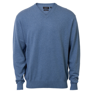 Køb Carnét Stone Herre Striktrøje - Colony Blue Mix - 5XL online billigt tilbud rabat tøj