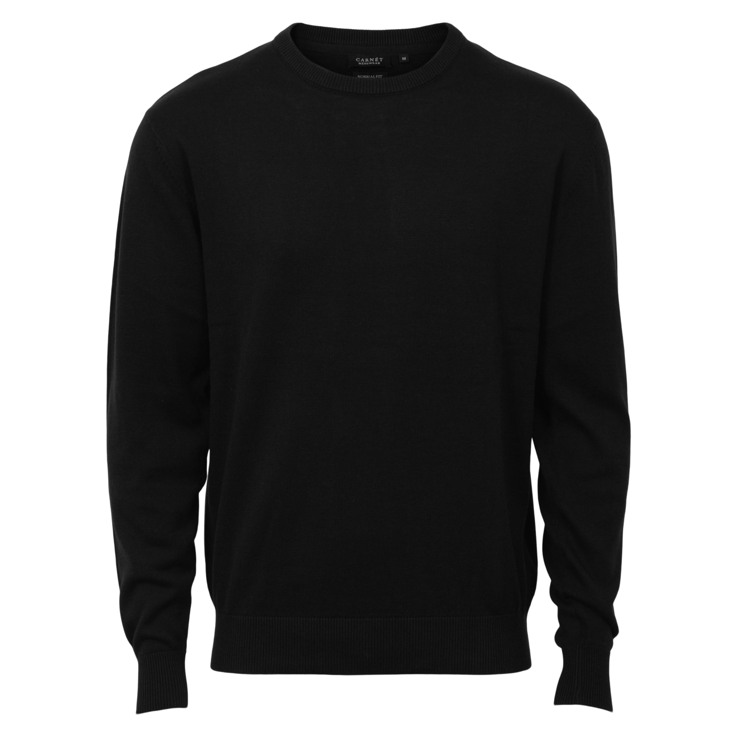 Køb Carnét Stone Herre Striktrøje - Jet Black - 3XL online billigt tilbud rabat tøj