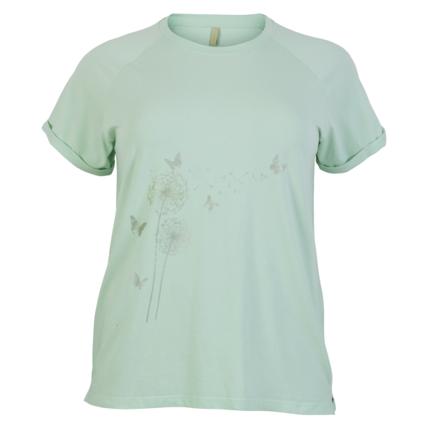 Køb Cassiopeia Dame T-shirt - Pastel Green - 50/52 online billigt tilbud rabat tøj