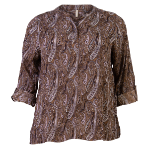 Køb Cassiopeia Janella Dame Bluse - Brown Combi - 42/44 online billigt tilbud rabat tøj