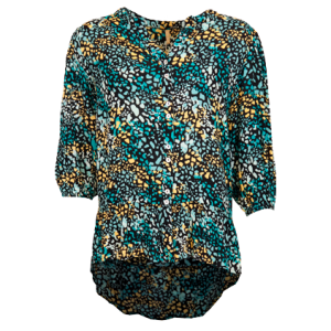 Køb Cassiopeia Nessine Dame Bluse - Black Combi - 42/44 online billigt tilbud rabat tøj