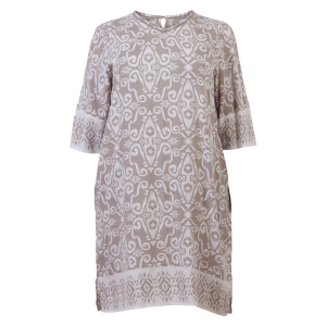 Køb Cassiopeia Nettina Dame Kjole - Sand Combi - 42/44 online billigt tilbud rabat tøj