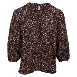 Køb Cassiopeia Rubetta Dame Skjorte - Brown Combi - 42/44 online billigt tilbud rabat tøj