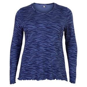 Køb Cassiopeia Tasjane Dame Bluse - Blue Combi - 42/44 online billigt tilbud rabat tøj