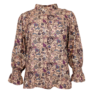 Køb Cassiopeia Toviana Dame Skjorte - Sand Combi - 50/52 online billigt tilbud rabat tøj