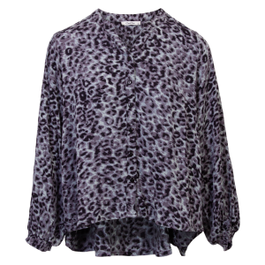Køb ChaCha Dame Bluse - Black Animal - S online billigt tilbud rabat tøj