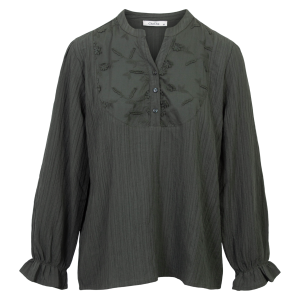 Køb ChaCha Dame Bluse - Khaki - XL online billigt tilbud rabat tøj