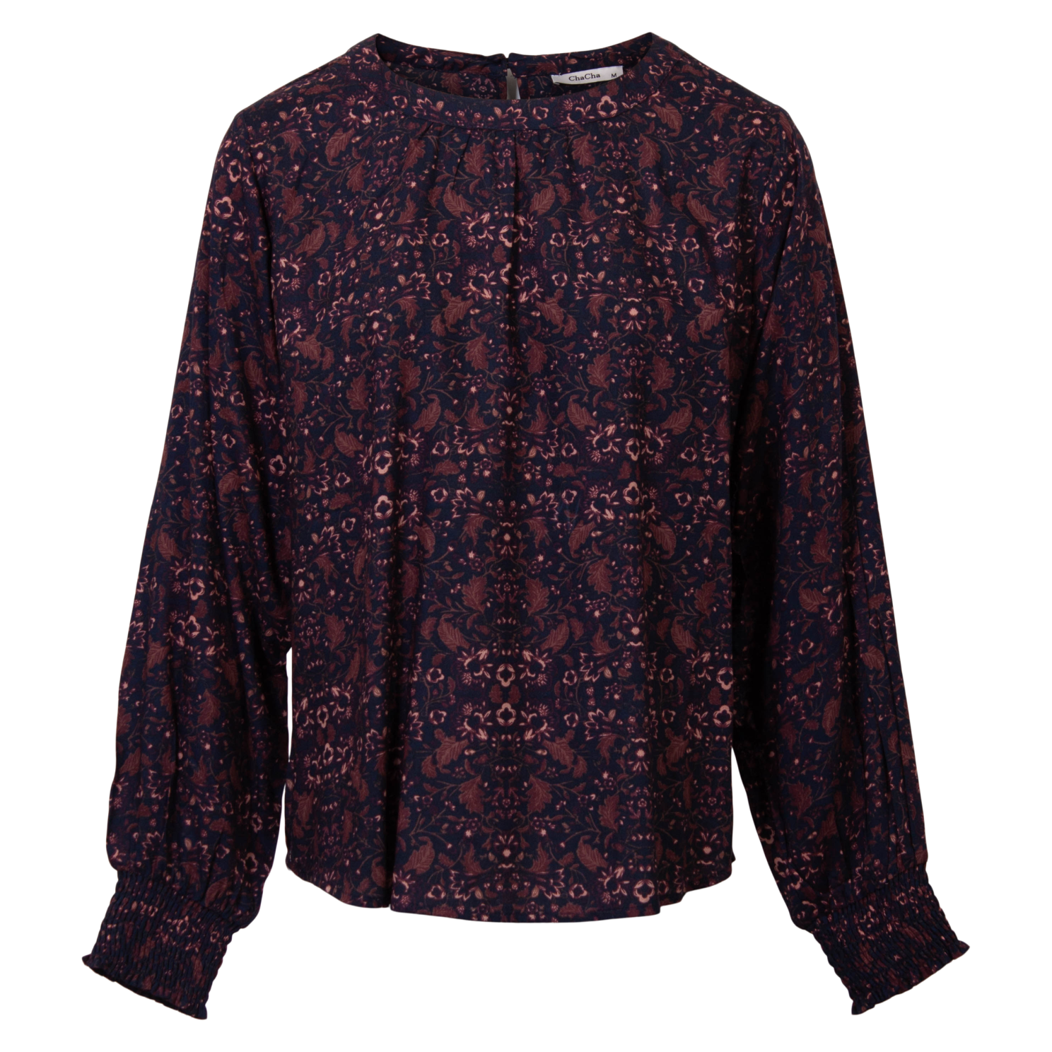 Køb ChaCha Dame Bluse - Navy/Red - M online billigt tilbud rabat tøj