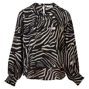 Køb ChaCha Dame Bluse - Print 2 Blue - M online billigt tilbud rabat tøj