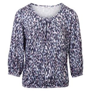Køb ChaCha Dame Bluse - Print 2 Blue - L online billigt tilbud rabat tøj