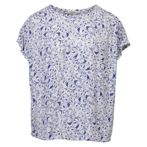 Køb ChaCha Dame Bluse - White Print - M online billigt tilbud rabat tøj