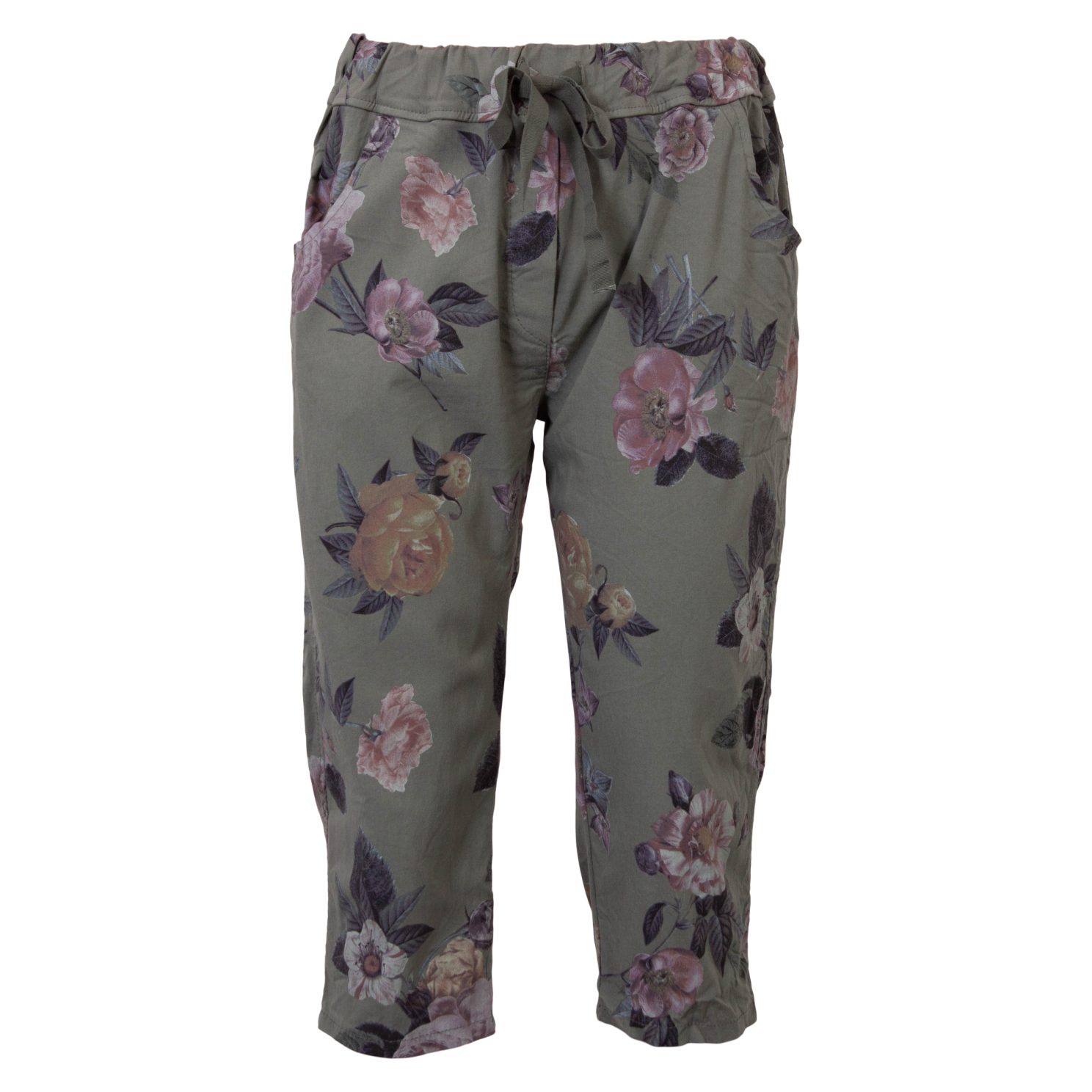 Køb ChaCha Dame Capri - Army - S/M online billigt tilbud rabat tøj