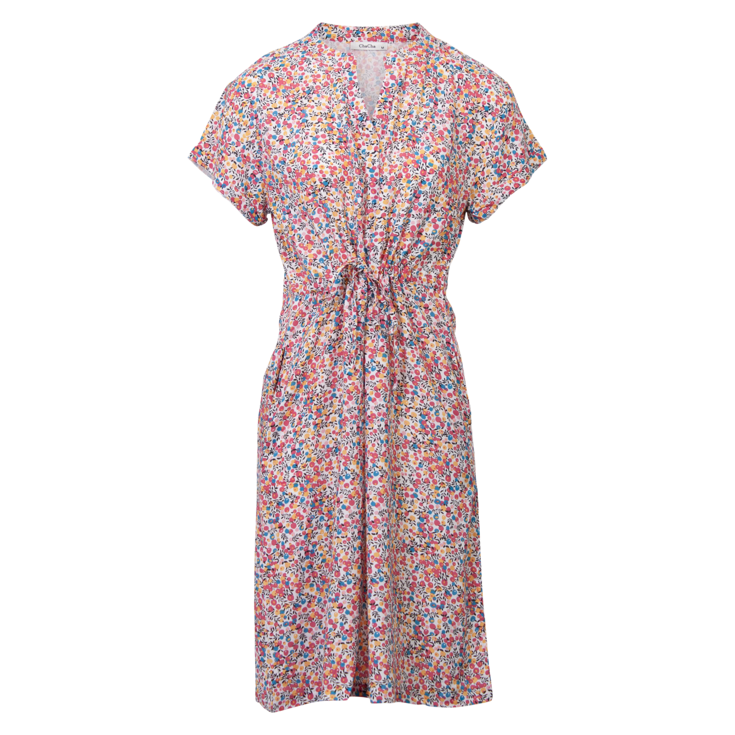 Køb ChaCha Dame Kjole - Flower print - S online billigt tilbud rabat tøj