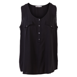 Køb ChaCha Dame Top - Solid Black - S online billigt tilbud rabat tøj