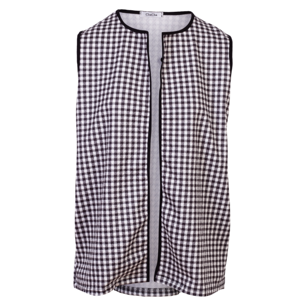 Køb ChaCha Dame Vest - Black/White - S online billigt tilbud rabat tøj