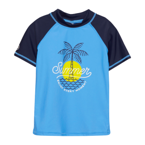 Køb Color Kids Drenge Badebluse - Azure Blue - 122 online billigt tilbud rabat tøj