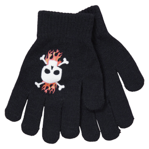 Køb Crossbow Børne Handsker - Sort m. Dødningehoved - Onesize online billigt tilbud rabat tøj