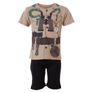 Køb Crossbow Børne Nattøjssæt - Sand - 98/104 online billigt tilbud rabat tøj