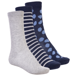 Køb Crossbow Børne Strømper i bambus - Navy - Grå mix/31/33 online billigt tilbud rabat tøj