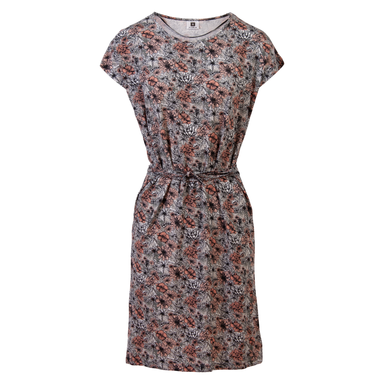 Køb Crossbow Dame Kjole i bambus - Sort/Blomster print - XL online billigt tilbud rabat tøj