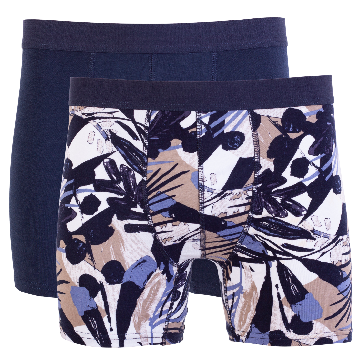 Køb Crossbow Herre Tights i bambus - Navy/Sand - L online billigt tilbud rabat tøj