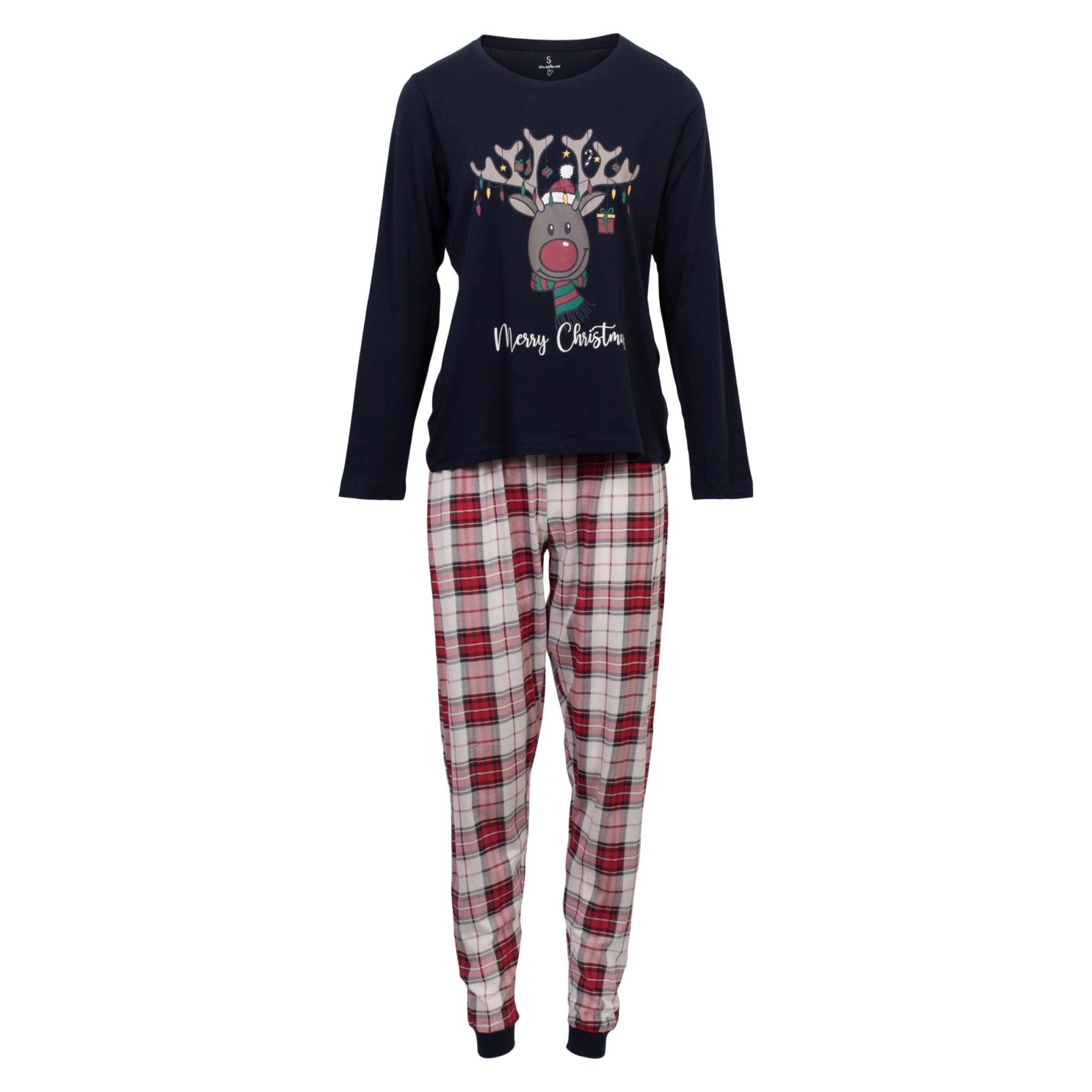 Køb Crossbow Jule Dame Nattøjssæt - Sky Captain - XL online billigt tilbud rabat tøj