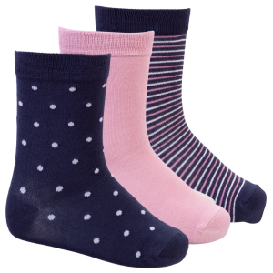 Køb Crossbow Pige Strømper i bambus - Navy/Lyserød - 31/33 online billigt tilbud rabat tøj