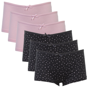 Køb Crossbow Pige Underbukser - Sort/Lyserød - 122/128 online billigt tilbud rabat tøj