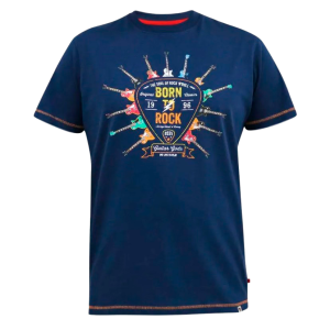 Køb D5555 Colin Herre T-shirt - French Navy - 4XL online billigt tilbud rabat tøj