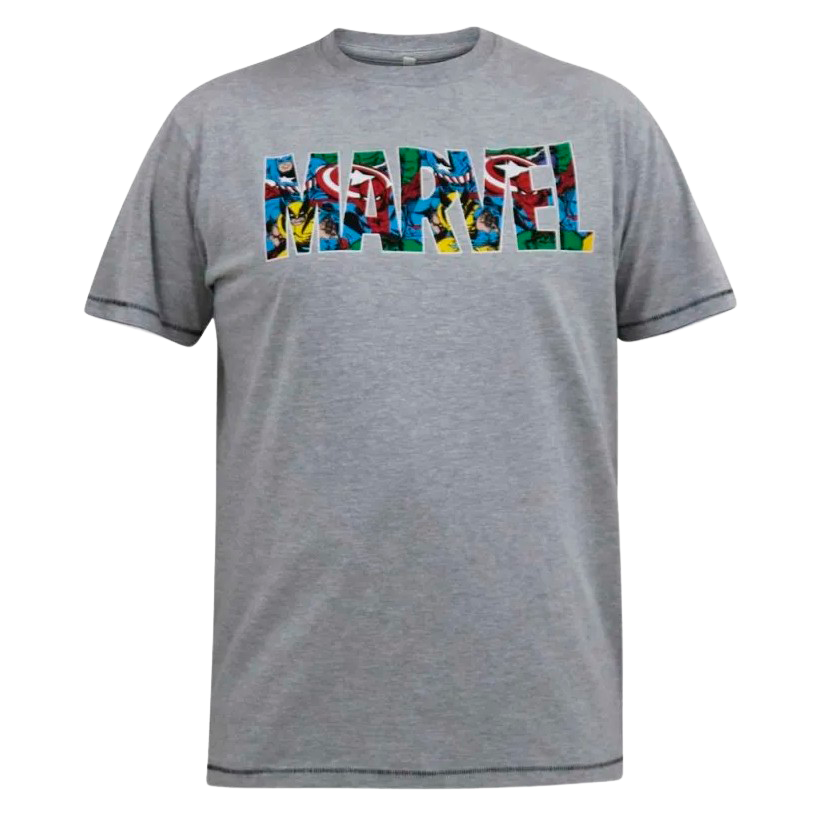 Køb D5555 Comic Herre T-shirt - Grey Marl - 3XL online billigt tilbud rabat tøj
