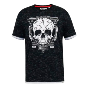 Køb D5555 Darrren Herre T-shirt - Black Reno - 4XL online billigt tilbud rabat tøj