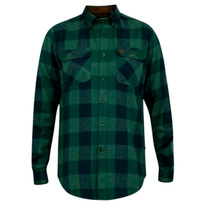 Køb D5555 Garfield Herre Skjorte - Navy/Green Check - 6XL online billigt tilbud rabat tøj