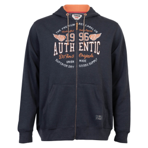 Køb D5555 Hamilton Herre Hættetrøje - Denim - 3XL online billigt tilbud rabat tøj