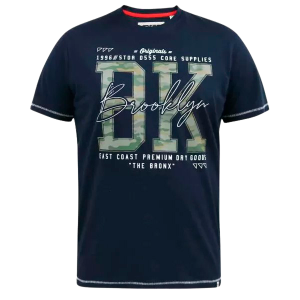 Køb D5555 Hardwick Herre T-shirt - Navy - 8XL online billigt tilbud rabat tøj